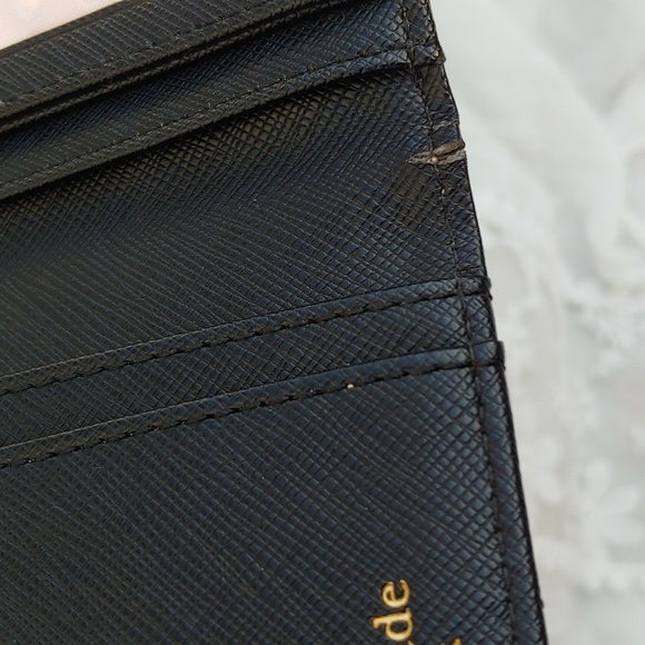 Kate Spade Cameron Street Roses Stacy Pink Saffiano Leather Bifold Wallet - Picture 15 of 17